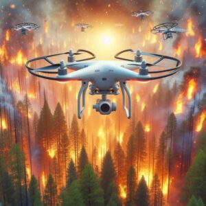 Fighting Forest Fires With Swarms Of Drones